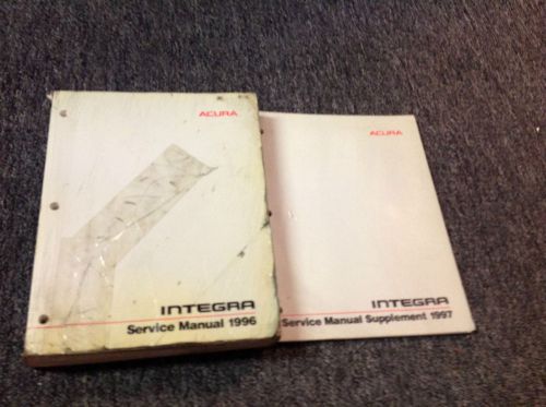 1996 acura integra service repair shop workshop manual set w supplement oem