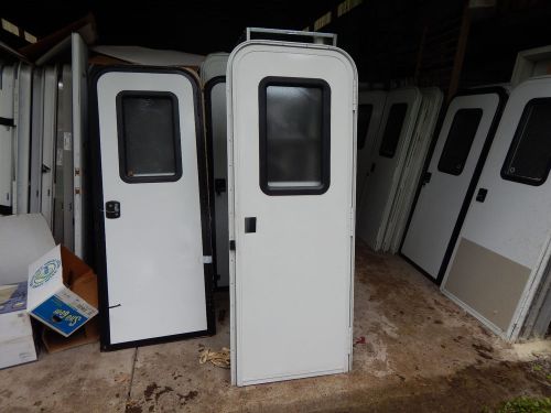 Trailer door, 26" x 72".  with screen door, frame, locks &amp; keys, new door #36