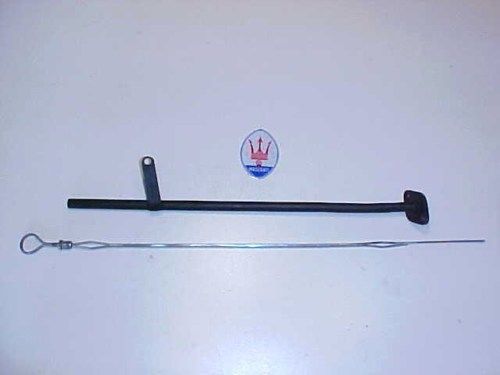 Maserati engine dip stick_tube early v-8&#039;s oem