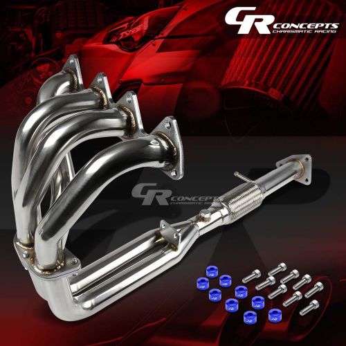 J2 for prelude h22 flex exhaust manifold racing header+blue washer cup bolt