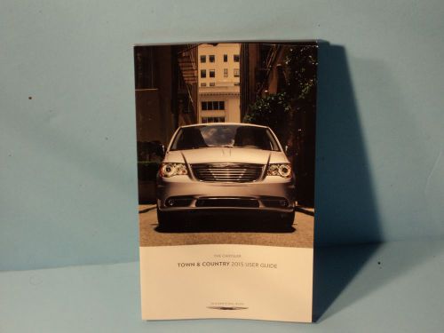 15 2015 chrysler town and country owners manual/user guide