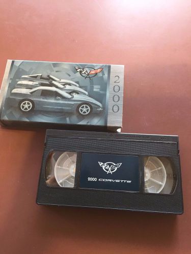 2000 corvette original vhs video genuine factory original tape