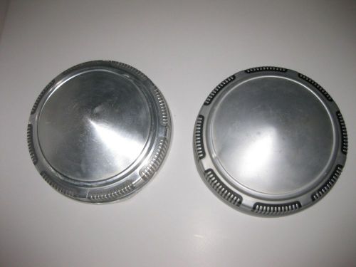 1970s 1980s plymouth dodgemopar dog dish hubcaps (2) 9&#034; diameter oem  1971 1974