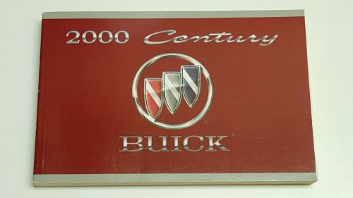 2000 buick century owners manual user guide limited custom v6 3.1l fuses fluids