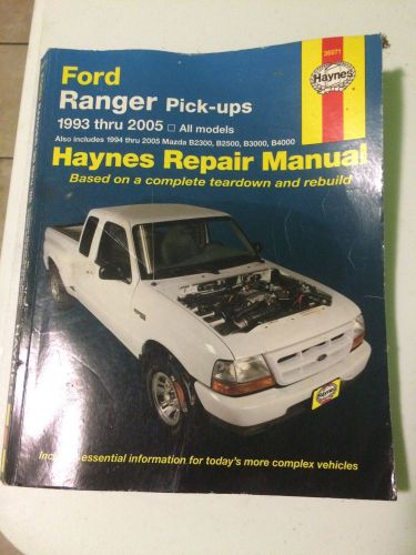 Ford ranger repair manual