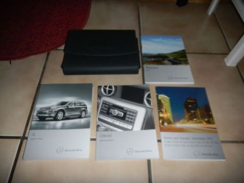 2012 mercedes benz gl550 with navigation owners manual set + free shipping