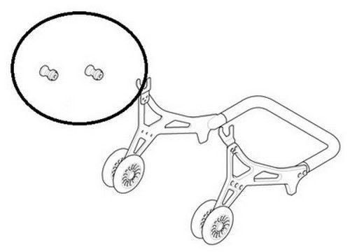 Bmw genuine motorcycle swing arm adaptor for workstand red s1000rr   77027724364