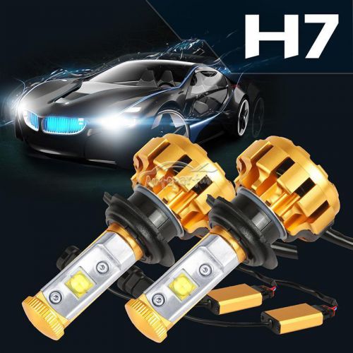 H7 60w 6000lm cree led headlight kit 6000k bulbs car fog light drl super bright