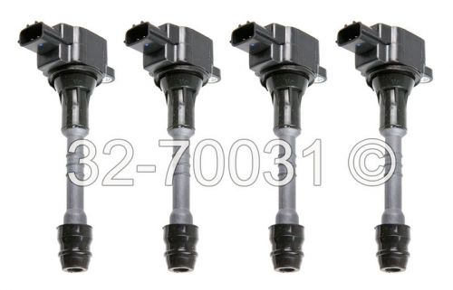 Brand new top quality complete ignition coil set fits nissan sentra 1.8l