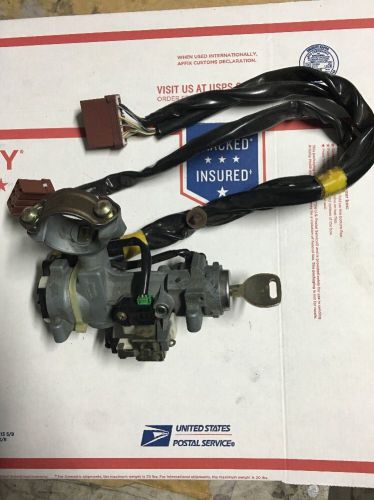 96 97 98 99 00 honda civic ignition switch assembly w/ key &amp; wire harness oem