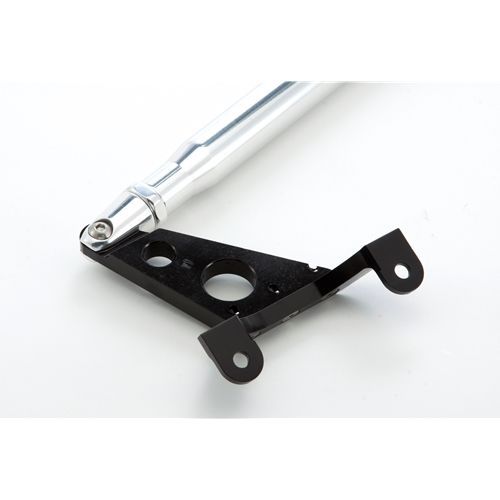 Front silver porsche strut brace bar by schnell.