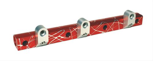 Aeromotive fuel rails billet aluminum red anodized mitusbishi eclipse 2.0l pair