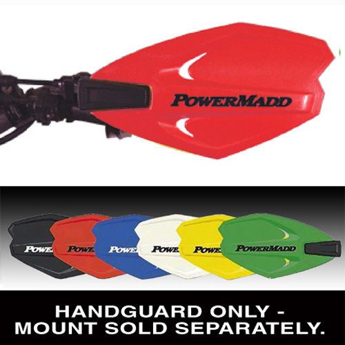 Powermadd power x series handguards red/no mount (pr)