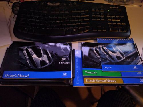 2010 honda odyssey owners manual user guide reference operator book fuses fluids