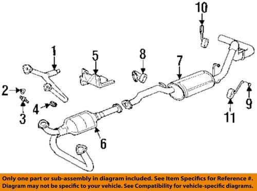 Gm oem exhaust system-front pipe 15296913