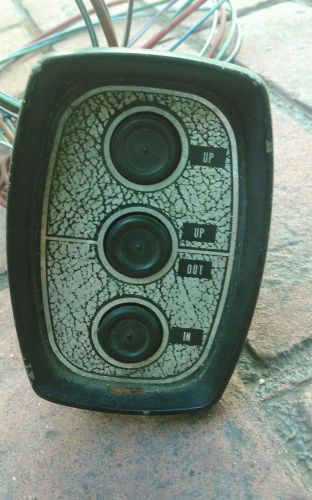 1970s mercruiser power trim push button switch and wiring harness.
