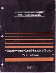 1996 mercury villager emissions shop service manual