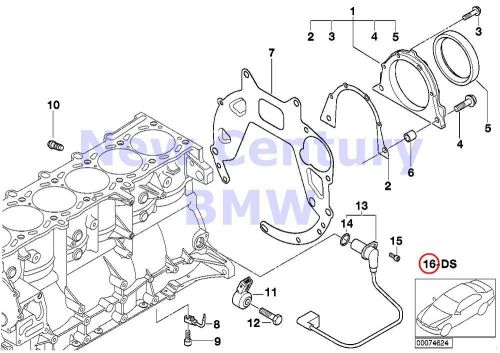 Bmw genuine engine block mounting parts gasket set engine block asbesto free e46