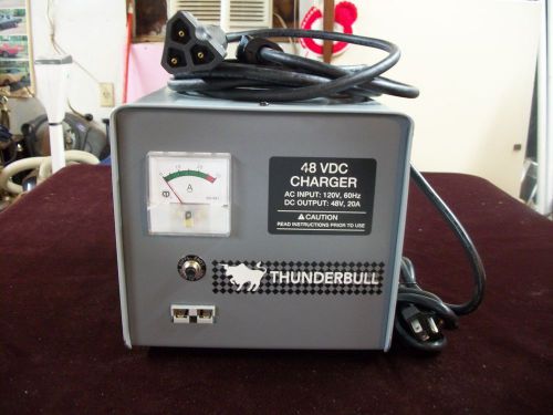 Thunderbull  battery charger for club carpowerdrive &amp; iq system, 48v 20amps.