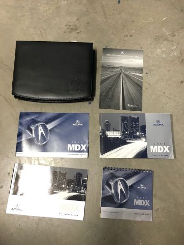 2004 acura mdx owner&#039;s manual booklet