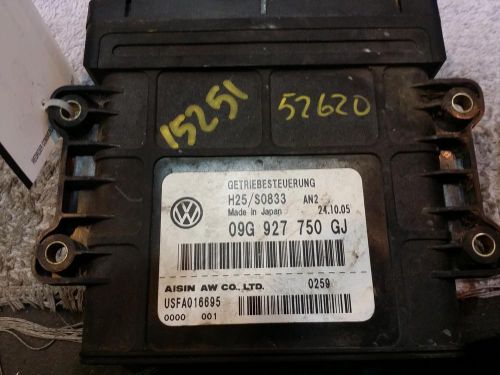 Volkswagen jetta chassis brain box transmission; gasoline, 2.5l 06