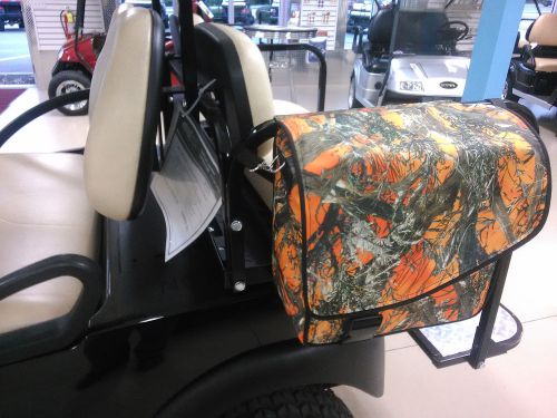 Camouflauge true timber golf cart saddle bags storage cargo accessory