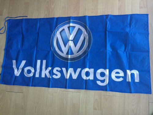 Volkswagen flag banner blue passat beetle touareg 5x2.5 feet