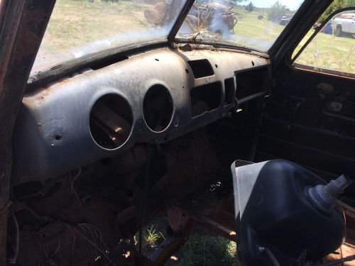 1950 chevy truck dash. has to be cut out  not bolted in {free u.s. shippping}