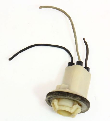 Front turn signal bulb socket vw rabbit mk1 wiring plug pigtail 3 wire - genuine