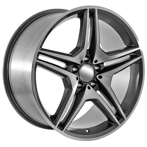 19 inch gunmetal mercedes replica ml gl wheels rims hollander 85088 (555)