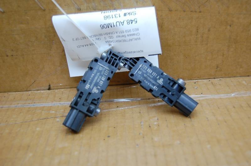 02 03 04 05 06 07 08 audi a4 s4 body crash air bag sensor pair 8e0 959 651 a
