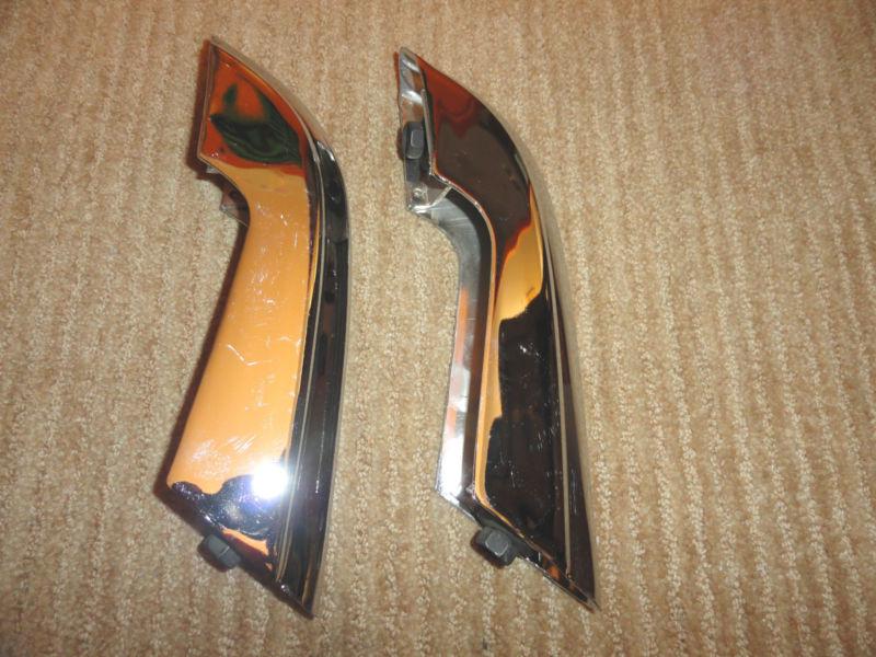 1968 chevy impala ss caprice bel-air nos? front production bumper guards pr. 