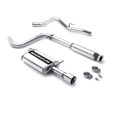 Magnaflow 16618 - stainless steel cat-back exhaust system; single rear exit
