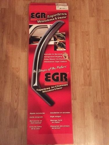 Egr 99-2016 ford super duty windowvisor smoke 4-piece tapeless window visors