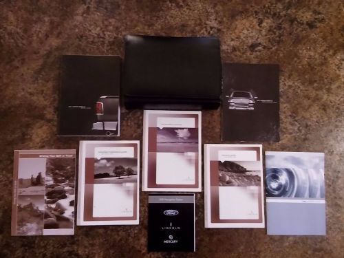 2007 lincoln mark lt owners manual w/ dvd navigation quick guide &amp; case - #a