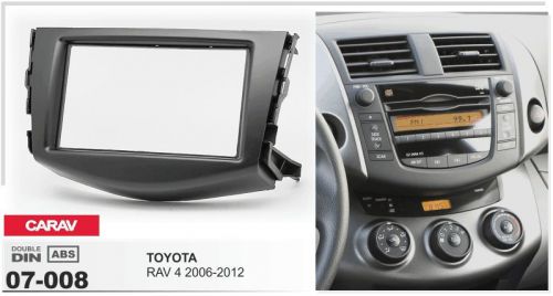 Carav 07-008 car fascia panel frame trim installation kit for toyota rav 4 2din