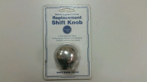 Ongaro shift knob 1-1/2&#034; smooth 316 stainless steel finish