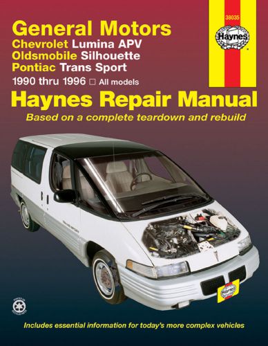 GM Chevy lumina apv oldsmobile silhouette pontiac trans am 1990-96 Haynes 38035, US $9.95, image 1