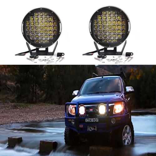 Cree 9inch 2x 96w led work light bar spot beam ute 4x4 offroad driving red lamp