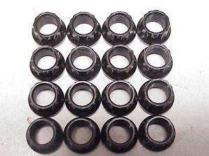 16 new hardened 12-point head flange nuts 7/16&#034;-20 nascar for head &amp; block studs