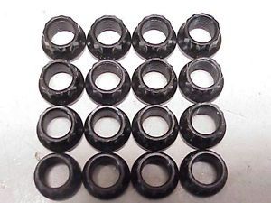 16 new hardened 12-point head flange nuts 7/16"-20 nascar for head &amp; block studs