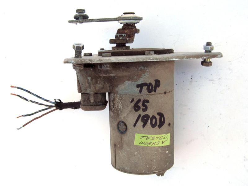 Windshield wiper motor, used, works, 1965 mercedes-benz 190d w110