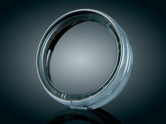 Kuryakyn 7750 7" l.e.d. halo trim ring 19944-2013 harley flst