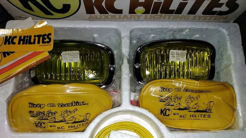 NOS KC Hilites, Yellow Glass Fog Lights, US $199.00, image 3