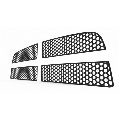 Dodge Ram 09-12 Black Circle Punch Front Metal Grille Trim Cover Grill Insert, US $104.95, image 2