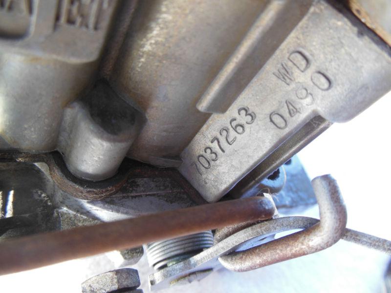 1967 Pontiac GTO Firebird Ram Air Carburetor Rochester Quadrajet 4 Speed 7037263, US $245.00, image 3