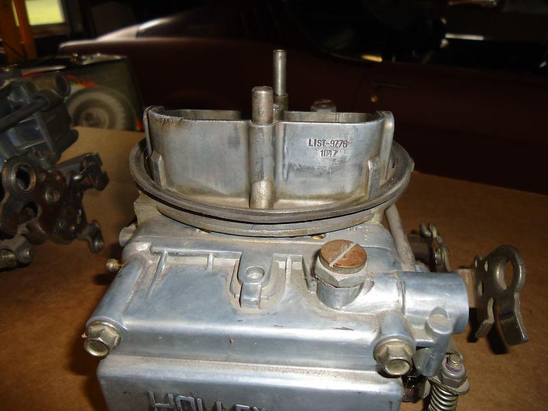 MATCHED PAIR HOLLEY CARBS LIST 9776 450 CFM TUNNEL RAM CROSSRAM BLOWER, US $275.00, image 3
