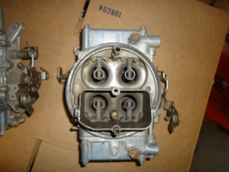 MATCHED PAIR HOLLEY CARBS LIST 9776 450 CFM TUNNEL RAM CROSSRAM BLOWER, US $275.00, image 4