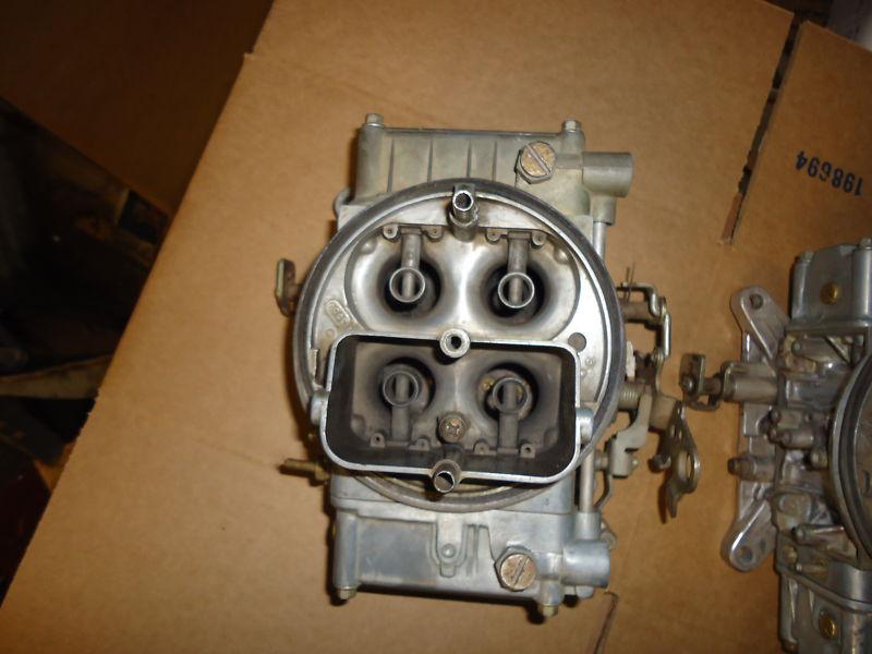 MATCHED PAIR HOLLEY CARBS LIST 9776 450 CFM TUNNEL RAM CROSSRAM BLOWER, US $275.00, image 5