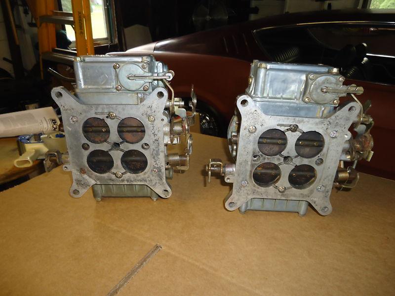 MATCHED PAIR HOLLEY CARBS LIST 9776 450 CFM TUNNEL RAM CROSSRAM BLOWER, US $275.00, image 8